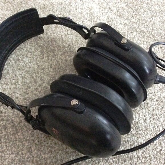 Pilot Headphones Aviation Flightcom Classic 50X Headset Tested and Works - Picture 2 of 4